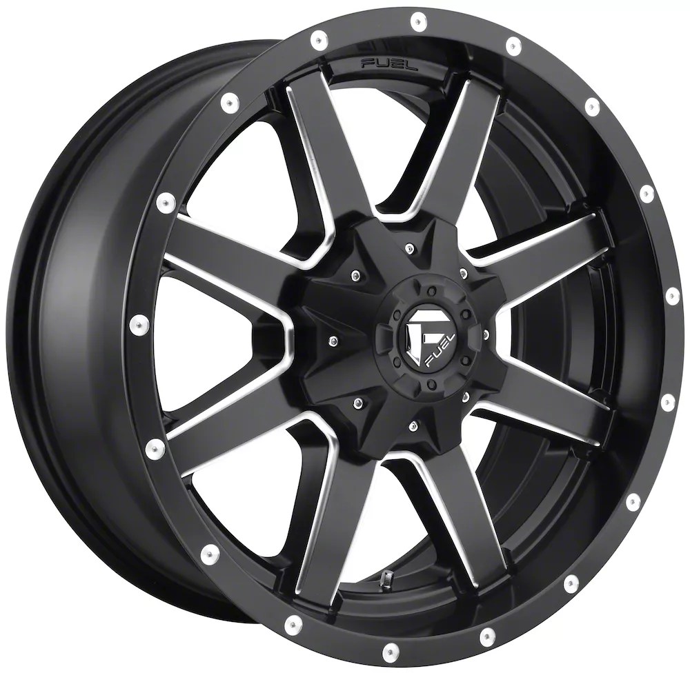 Fuel Wheels RAM 2500 Maverick Matte Black Milled 8Lug Wheel; 20x9; 1mm
