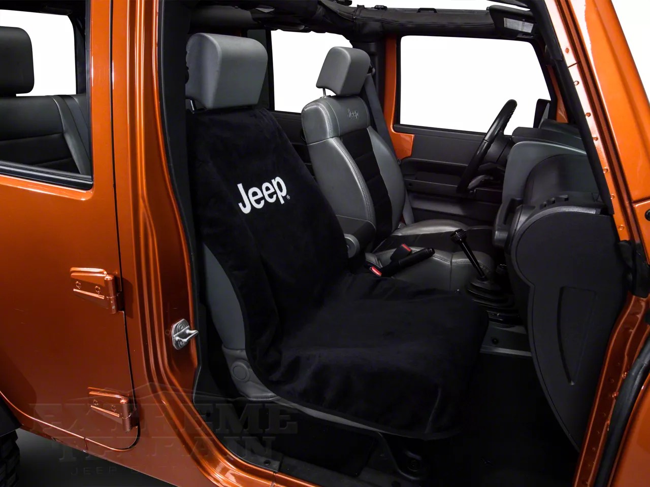 Seat Armour Jeep Wrangler Jeep Letters Seat Cover Black JEEPB (8719