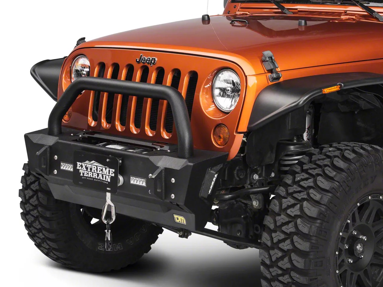 TJM Jeep Wrangler Rock Krawler Front Bumper w/ LED Lighting