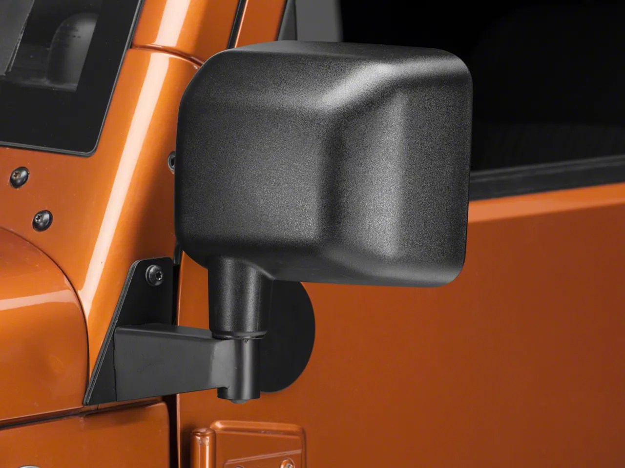 RT OffRoad Jeep Wrangler Mirror Relocation Brackets Black MR1000 (07