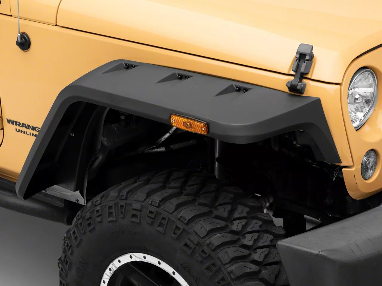 Rugged Ridge Jeep Wrangler Hurricane Flat Fender Flares 11640.10 (0718