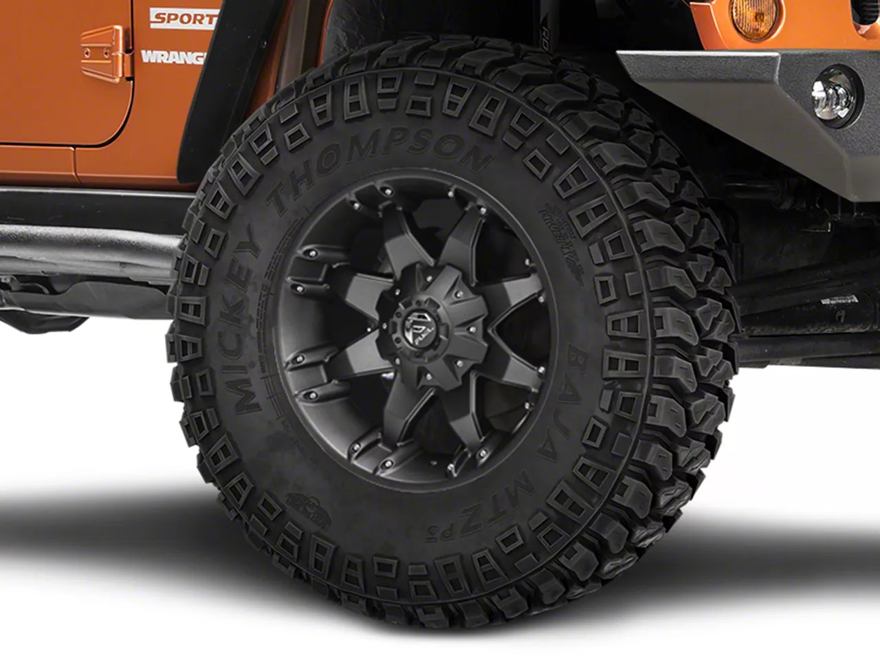 Fuel Wheels Jeep Wrangler Octane Matte Black Wheel 18x9 D5098902645