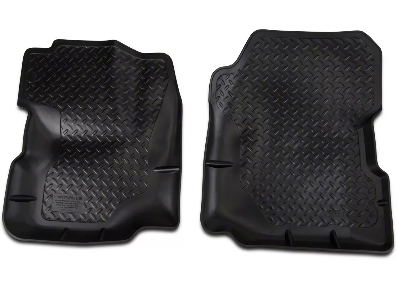 Jeep Wrangler Classic Front Floor Liners; Black (8795 Jeep Wrangler YJ