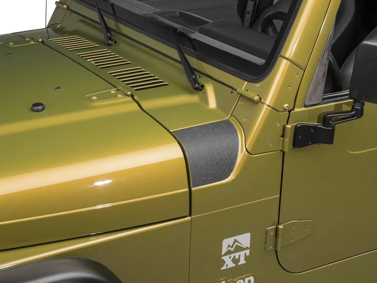 Barricade Jeep Wrangler Outer Cowl Body Shield Decal Black J100936