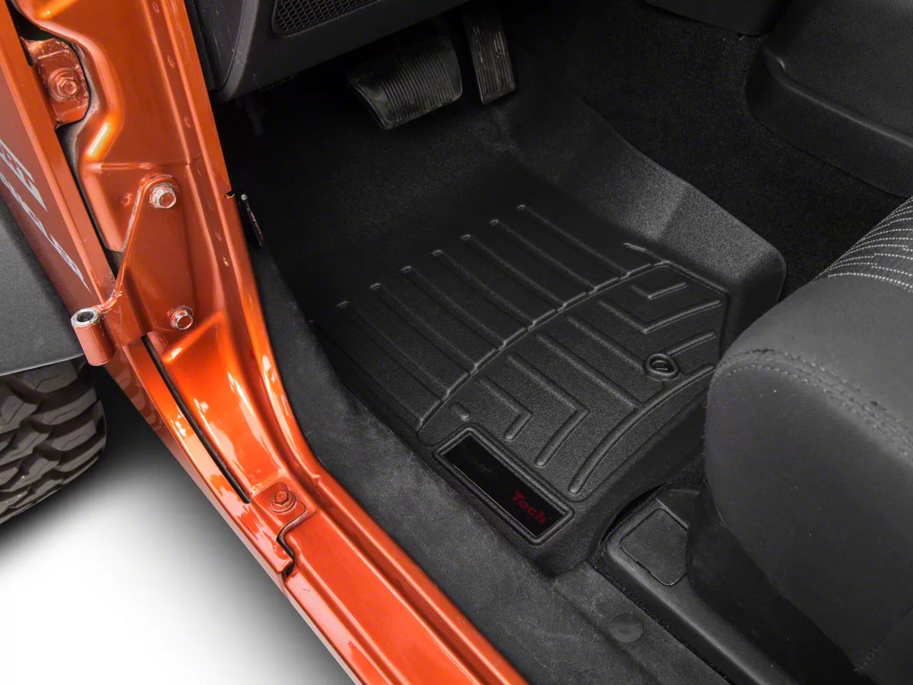 Weathertech Jeep Wrangler DigitalFit Front Floor Liner Black 441051