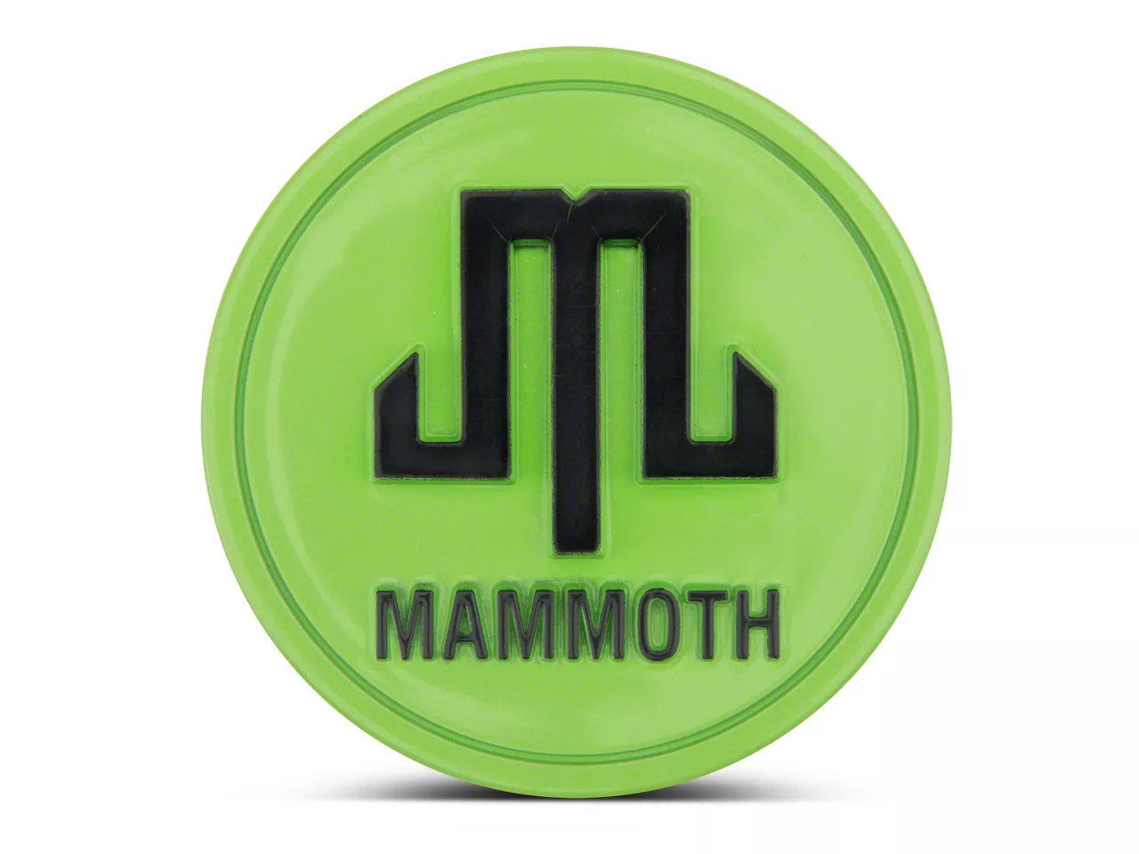 Mammoth Jeep Wrangler Center Cap; Lime Green J101792 (6622 Jeep CJ5
