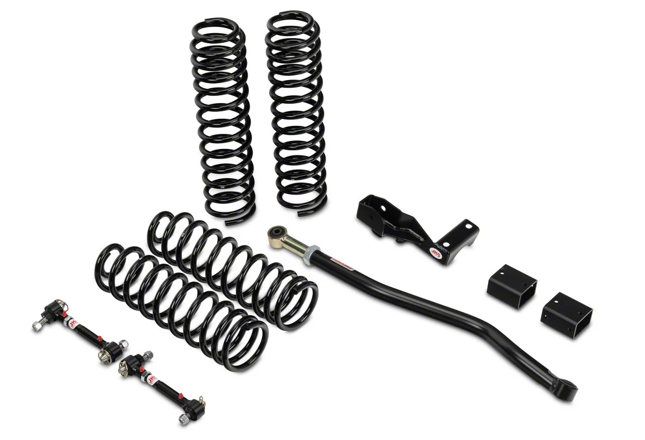 JKS Manufacturing JSPEC 2.5 Inch Suspension Lift Kit w/ JSPEC Gas Shocks (0718 Jeep Wrangler JK