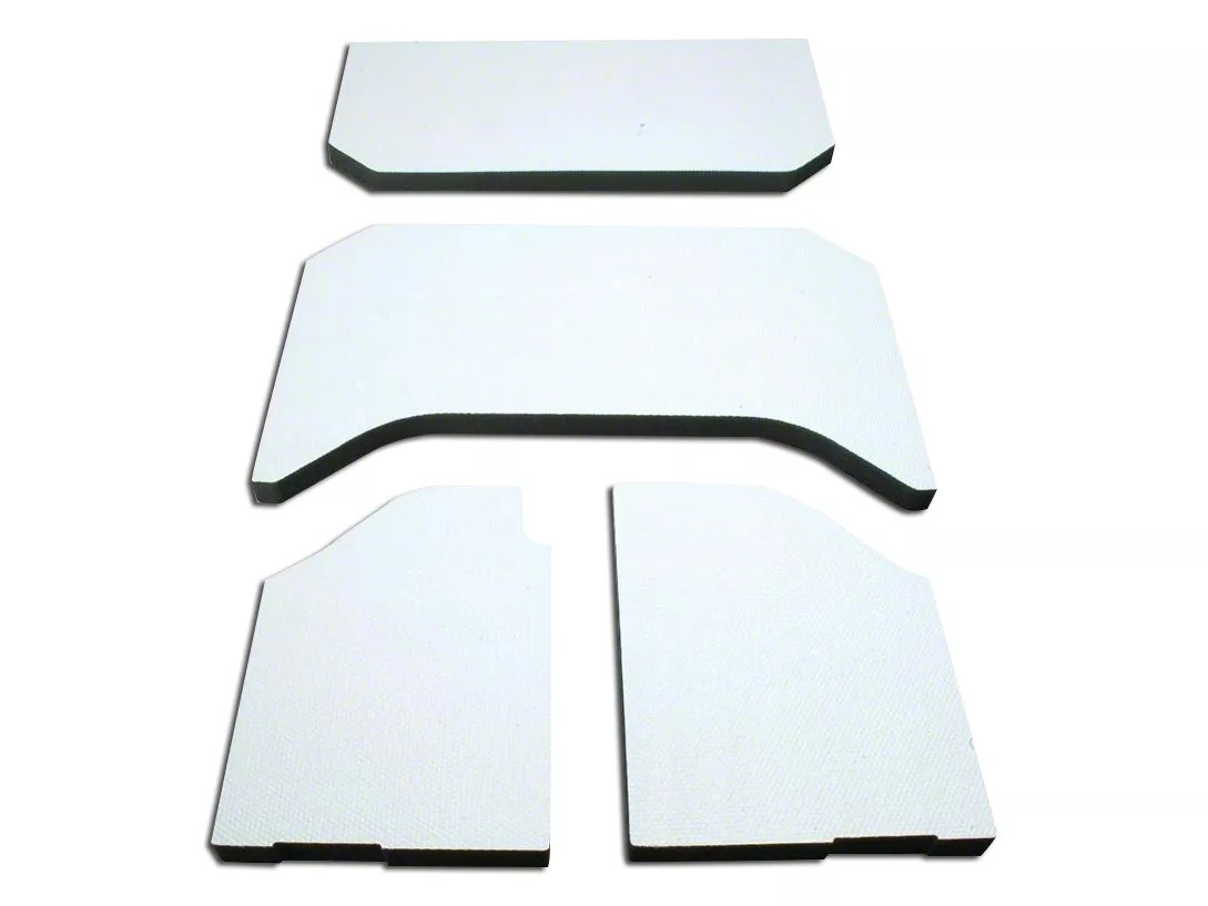 Boom Mat Jeep Wrangler Sound Deadening Headliner White 50141 (1118