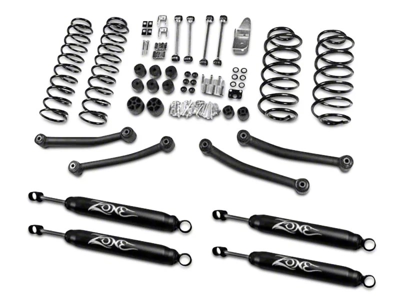 Zone Offroad 7952 Single Nitro Shock for Wrangler w/5" Lift & Tundra w