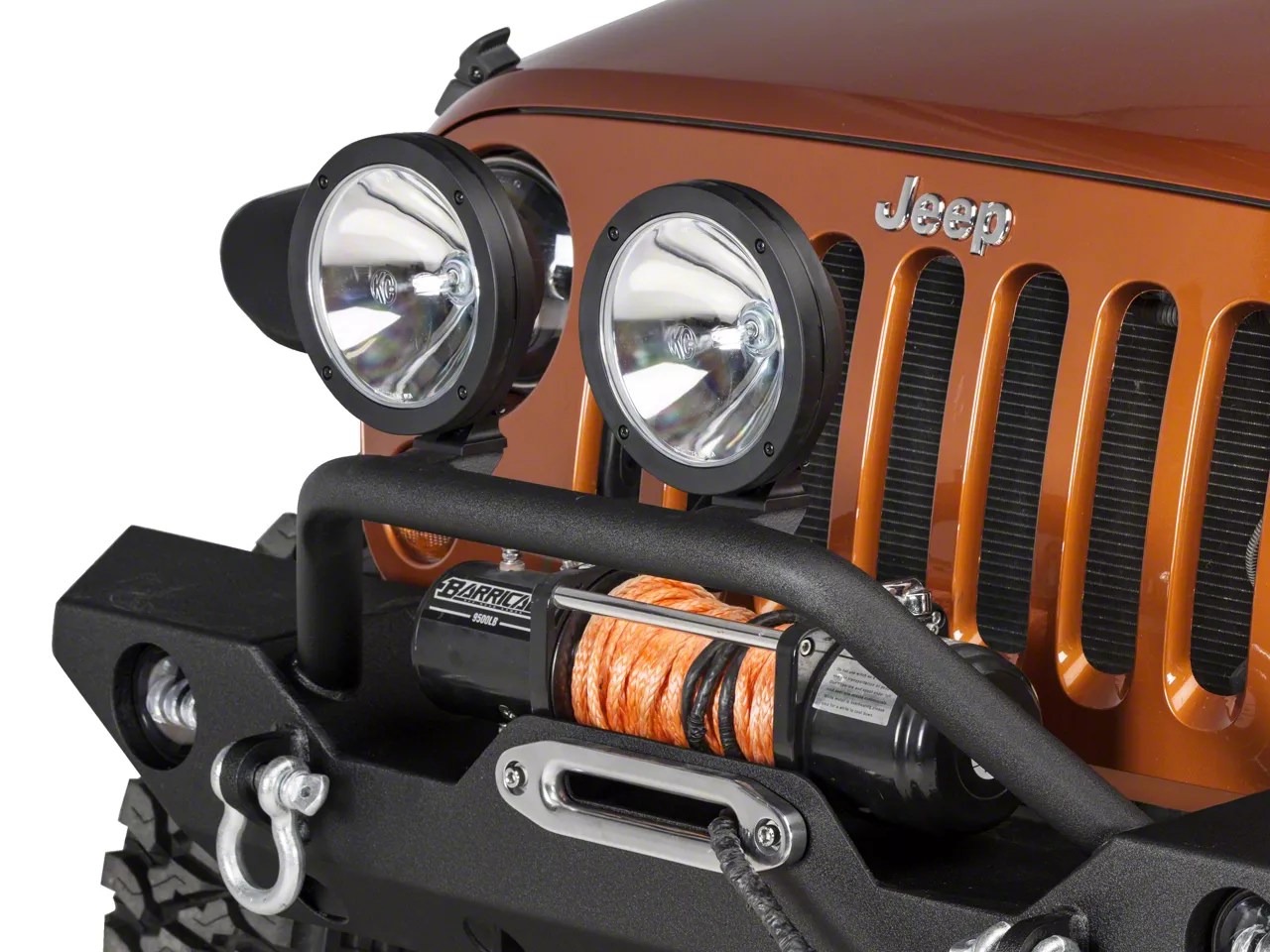 KC HiLiTES Wrangler 8 in. ProSport HID OffRoad Lights Spot Beam 850