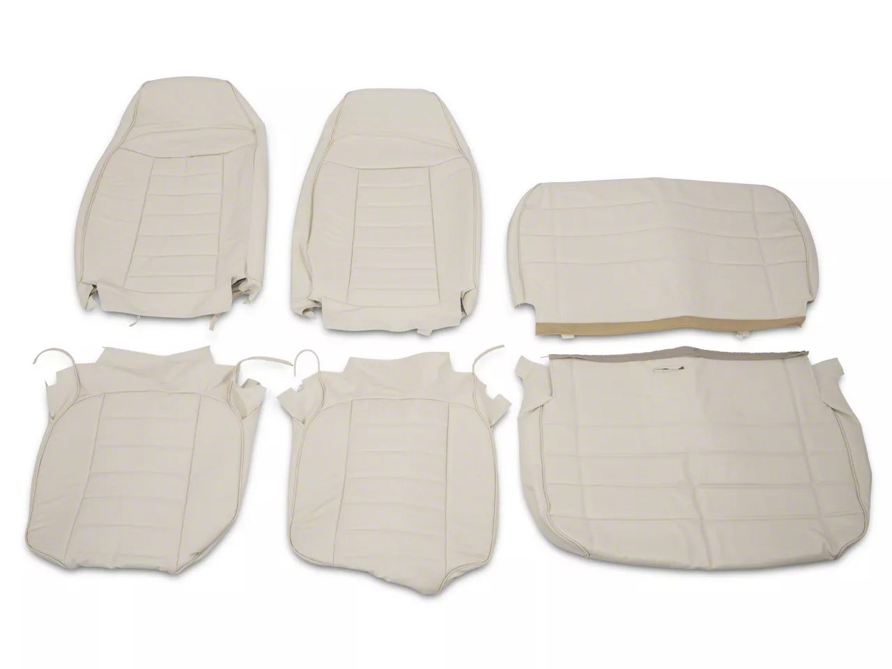 OPR Jeep Wrangler Vinyl Seat Covers White J103674 (8795 Jeep