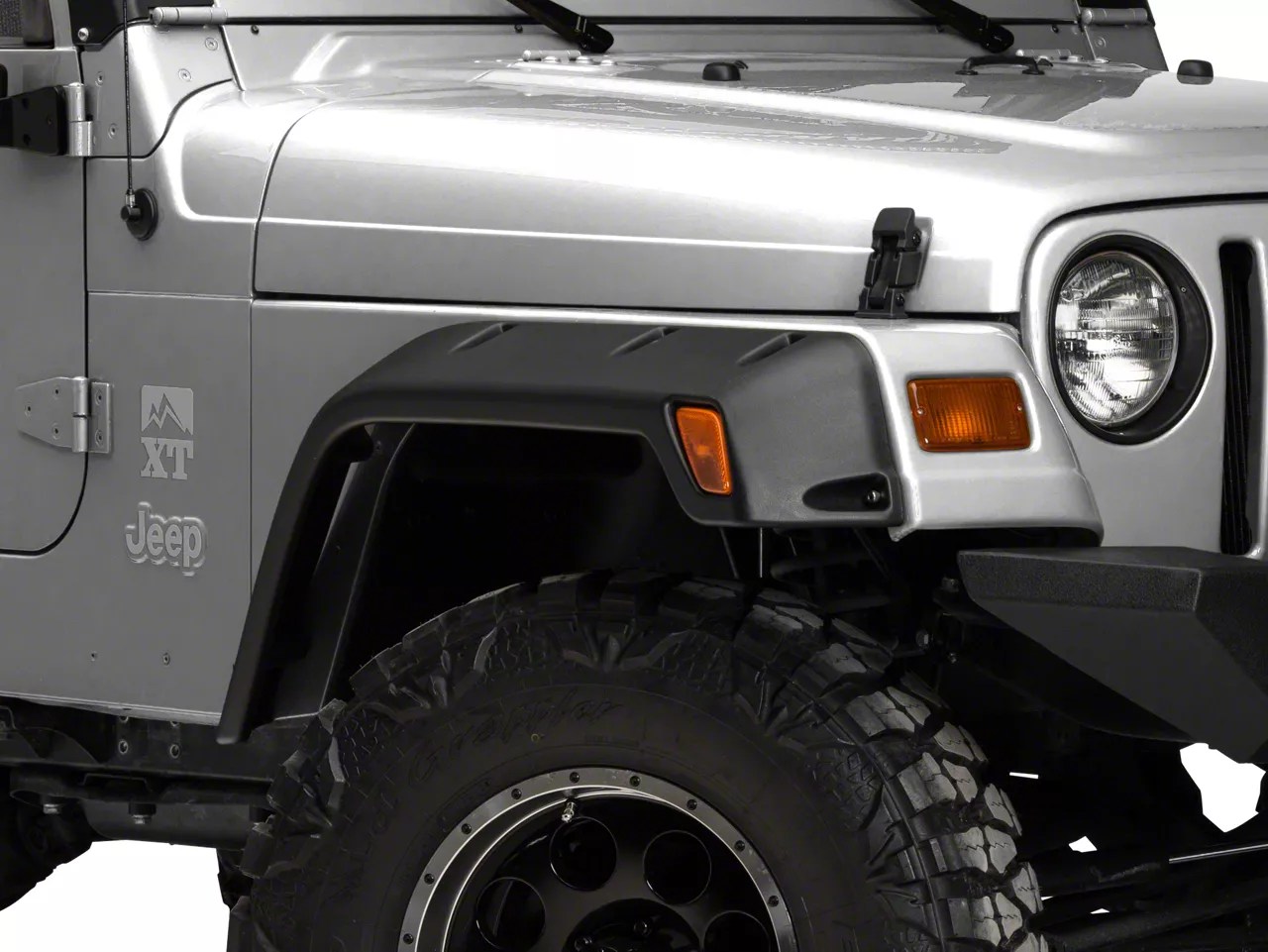 RedRock 4x4 Wrangler Rivet Style Fender Flare Kit 6 In. J103872 (97