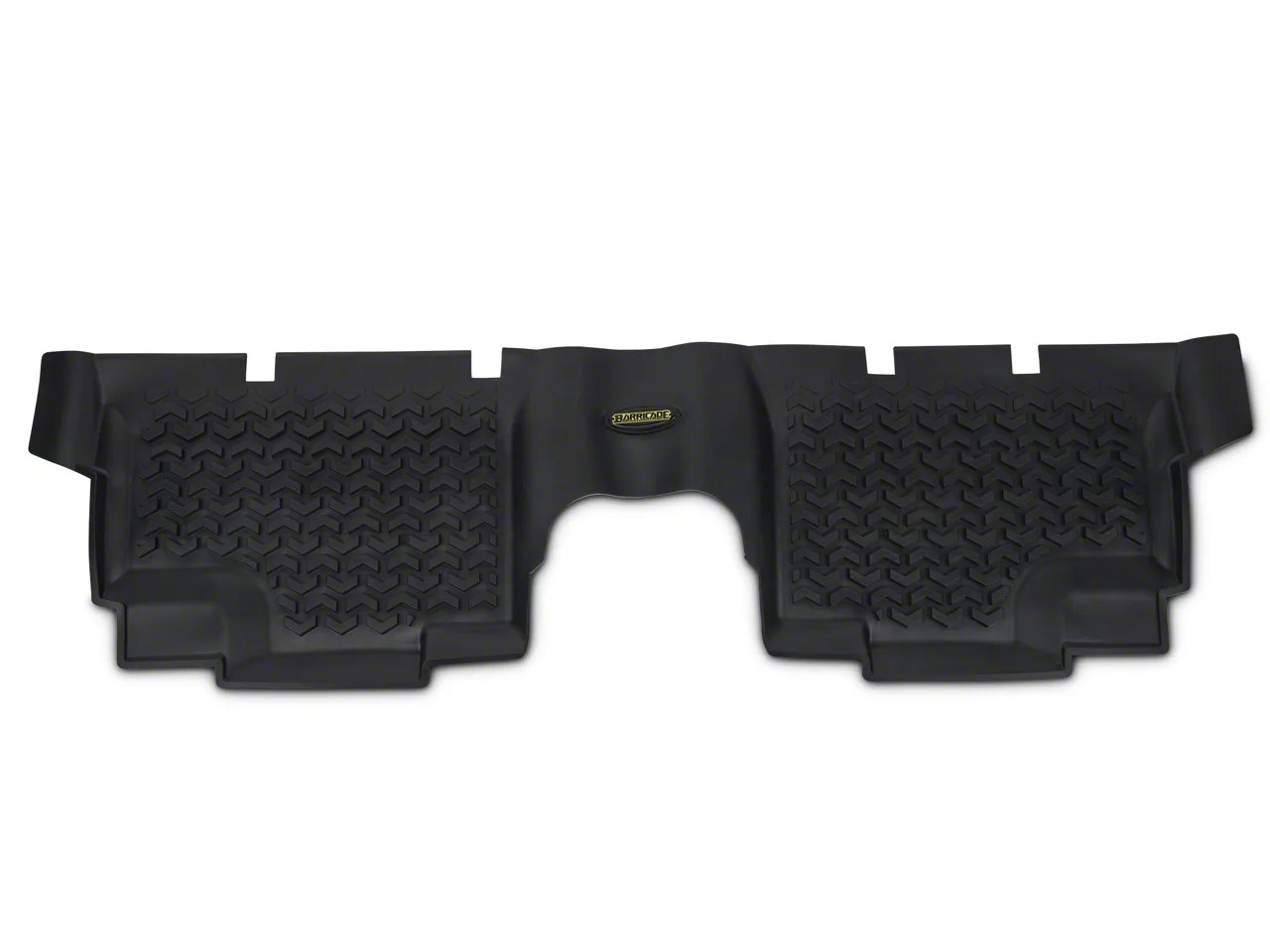 Barricade Jeep Wrangler Rear Floor Mat; Black J103883 (0718 Jeep