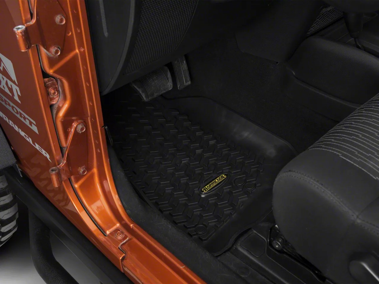 Barricade Jeep Wrangler Front & Rear Floor Liners Black J103893 (07