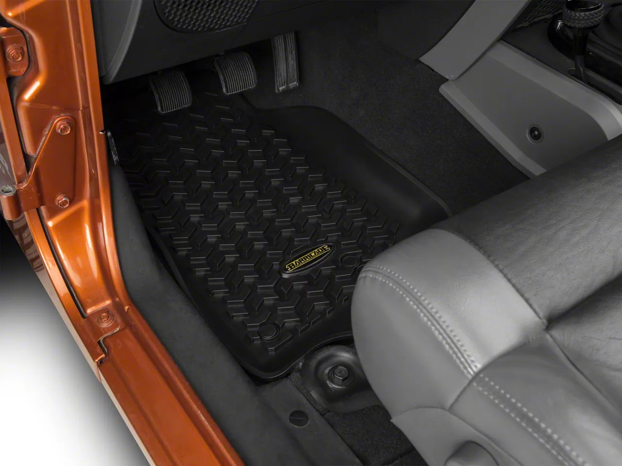 Barricade Jeep Wrangler Front, Rear & Cargo Floor Liners Black