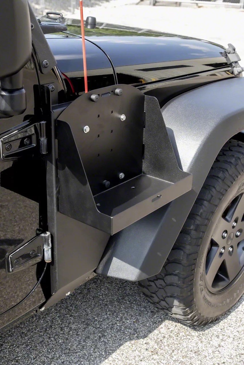 MORryde Jeep Wrangler Jerry Can Side Mount Tray J104170 (0718 Jeep