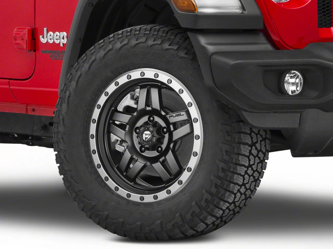 Fuel Wheels Jeep Wrangler Anza Matte Black Wheel 18x9 D55718907350