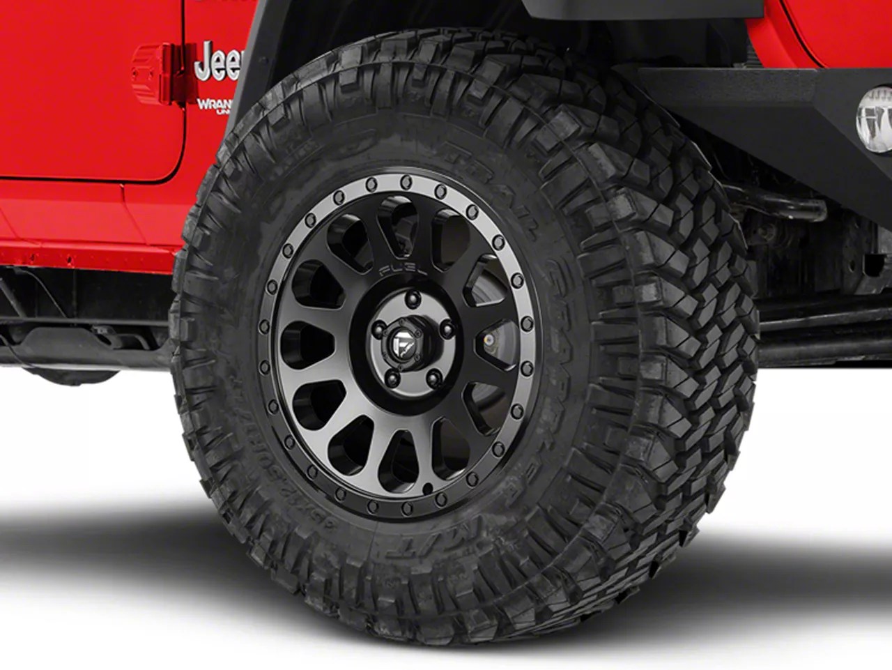 Fuel Wheels Jeep Wrangler Vector Matte Black Wheel; 18x9 D57918907350