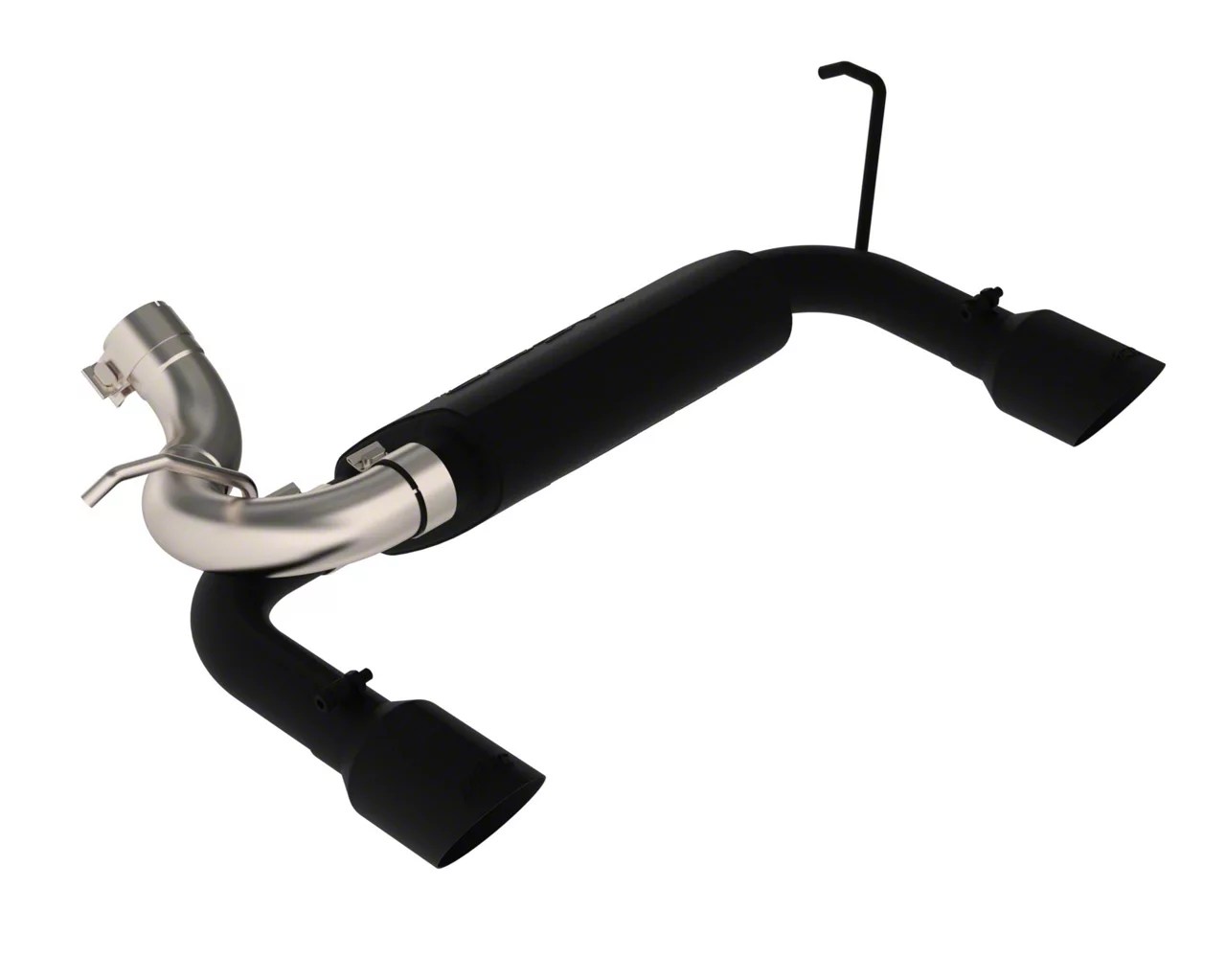 MBRP Jeep Wrangler Black Series AxleBack Exhaust S5528BLK (0718 Jeep