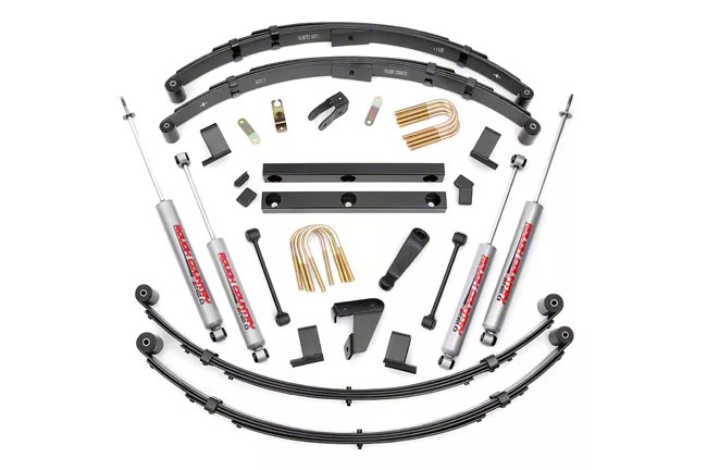 Rough Country Jeep Wrangler 4 in. Suspension Lift Kit w/ Shocks J10457