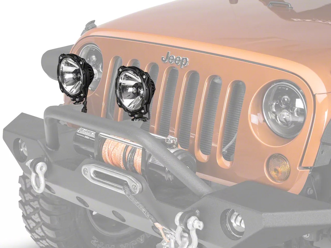 KC HiLiTES Wrangler 6 in. Gravity Pro6 LED Lights Spot Beam Pair