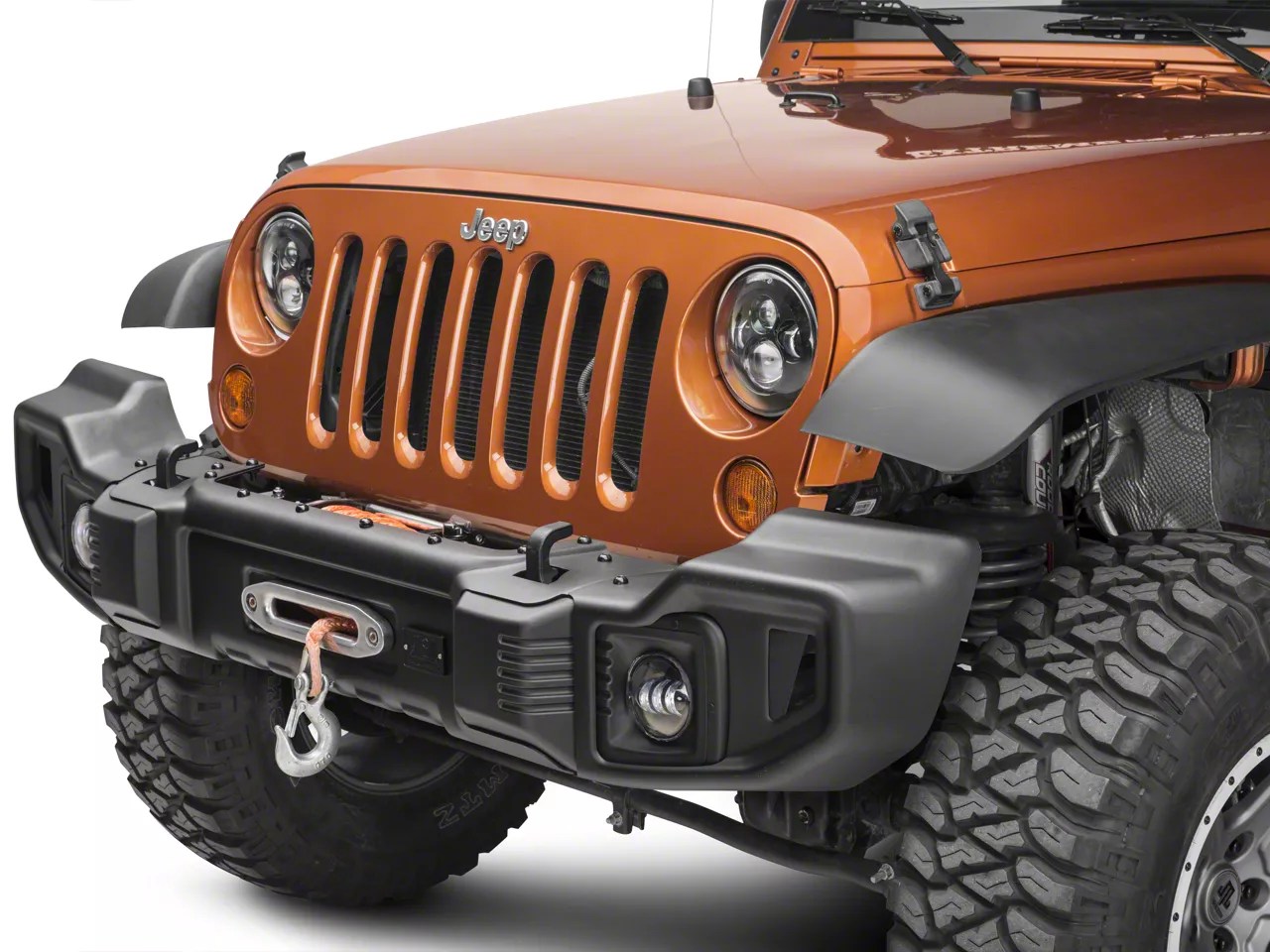 Rugged Ridge Jeep Wrangler Spartacus Front Bumper Kit w/ Winch Plate