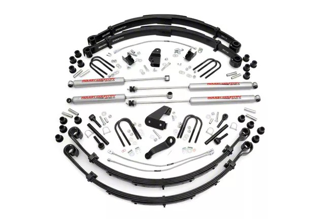 Rough Country Jeep Wrangler 6 in. Suspension Lift Kit w/ Shocks J10622