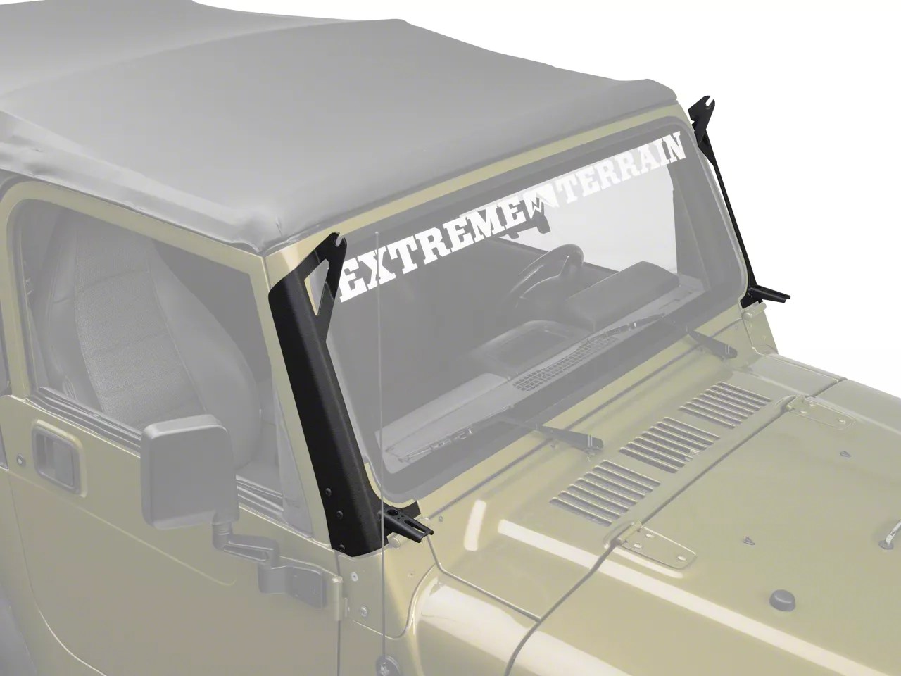 Raxiom Jeep Wrangler 50 in. LED Light Bar Windshield Mount w