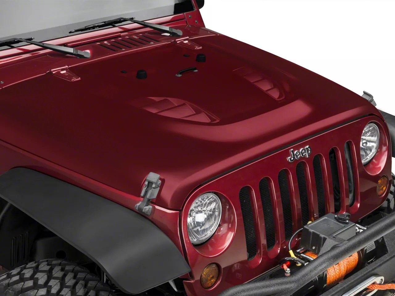 Mopar Jeep Wrangler 10th Anniversary Rubicon Edition Hood Unpainted