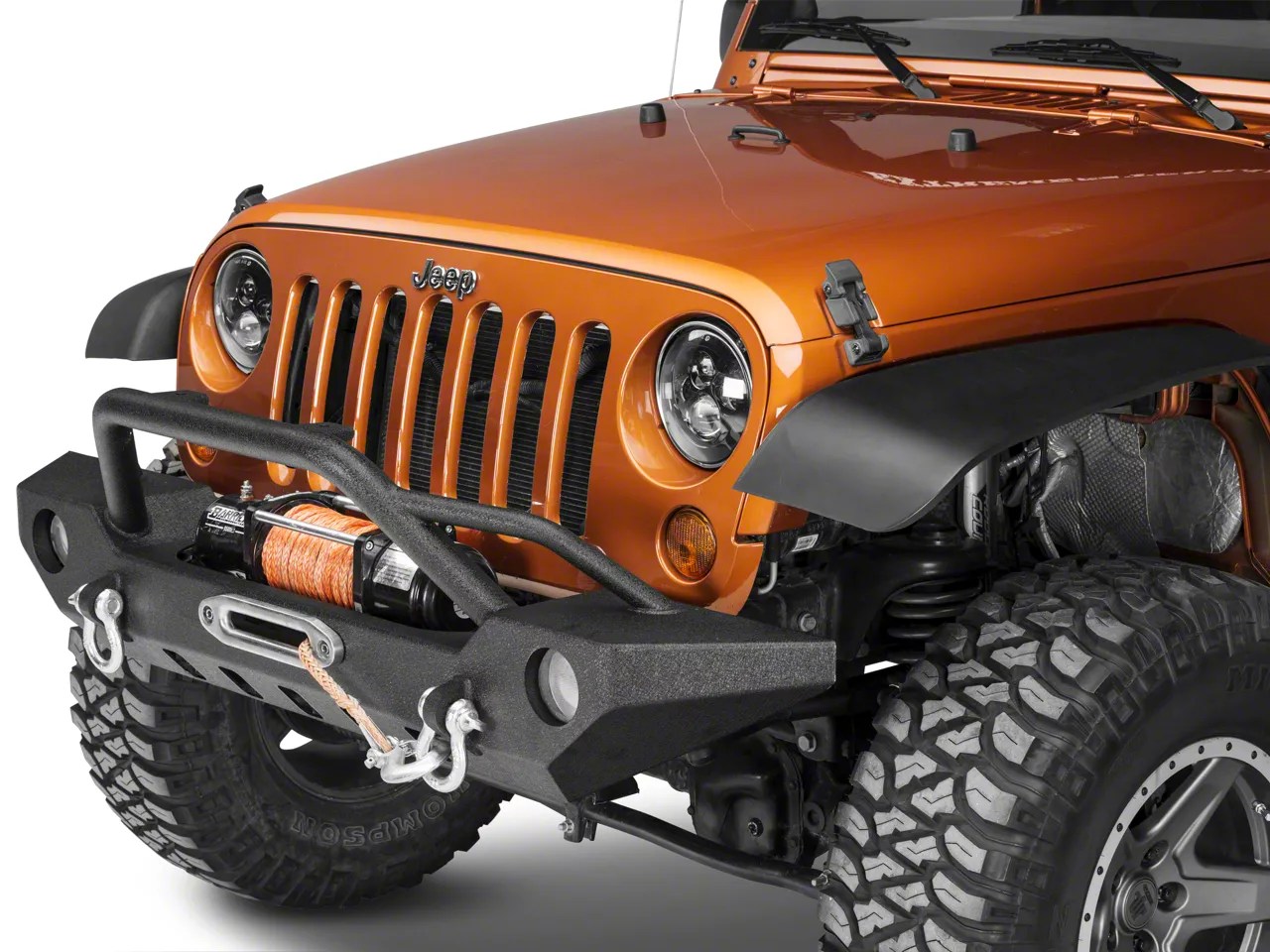 Barricade Jeep Wrangler Adventure HD Front Bumper J107329 (0718 Jeep