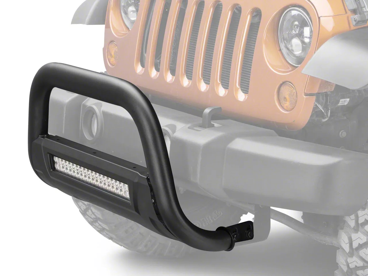 Barricade Jeep Wrangler HD Bull Bar with Skid Plate and 20Inch Dual