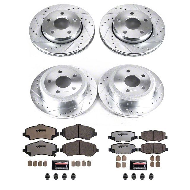 PowerStop Jeep Wrangler Z36 Extreme Truck and Tow Brake Rotor and Pad