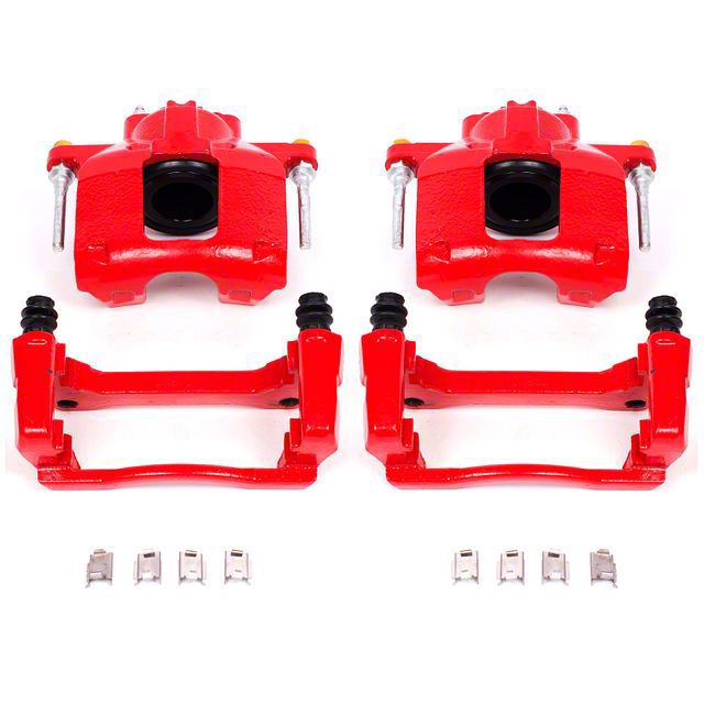 PowerStop Jeep Wrangler Performance Front Brake Calipers; Red S5044 (07