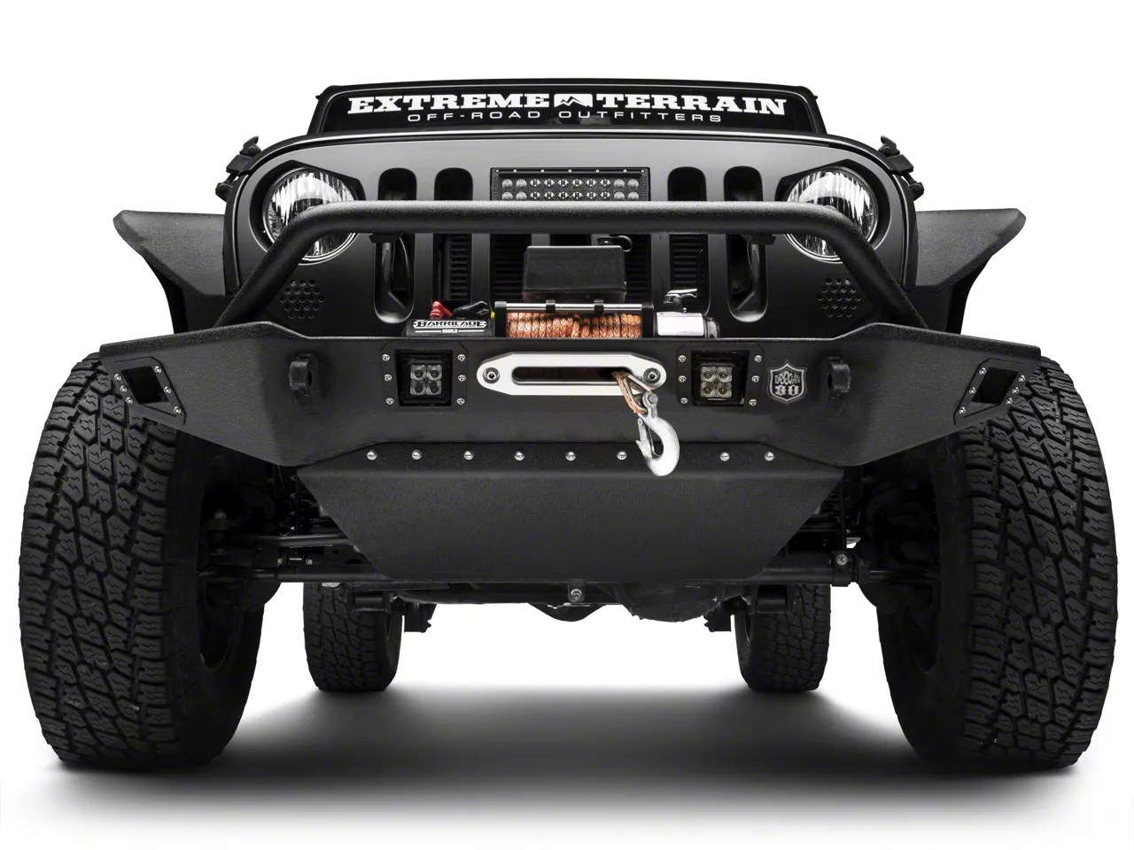 Deegan 38 Jeep Wrangler HD Skid Plate for Deegan 38 Front Bumper