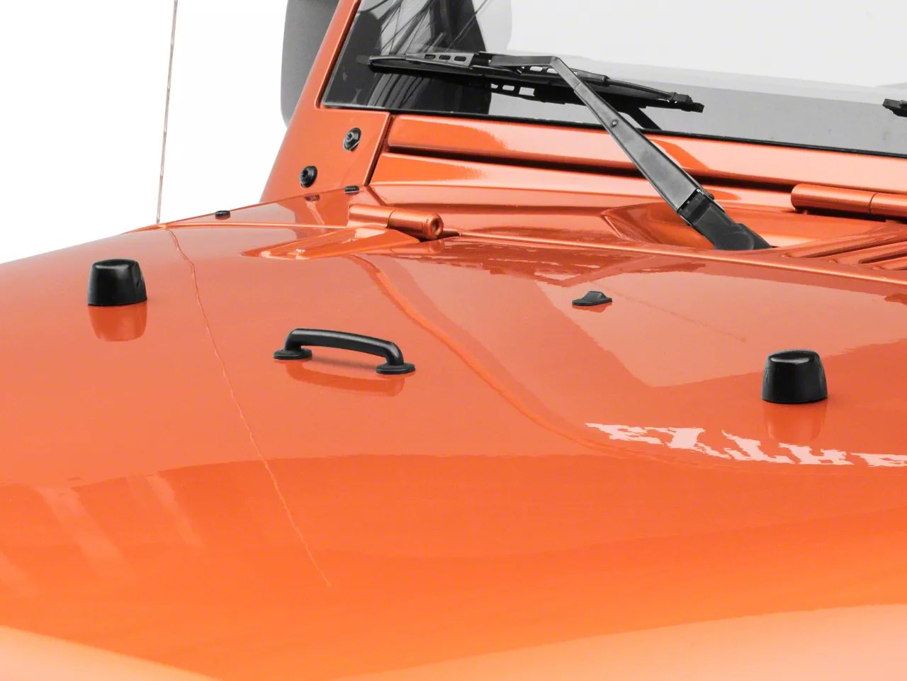 Daystar Jeep Wrangler Hood Bumpers KJ71051BK (Universal; Some