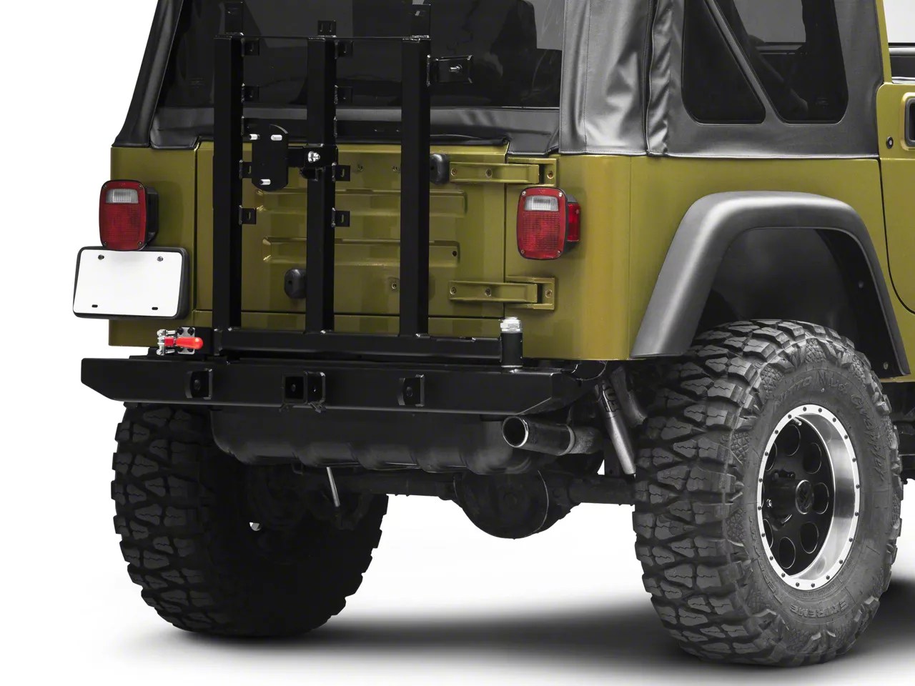 Garvin Jeep Wrangler EXT Series Rear Bumper w/ Tire Carrier 34900 (87