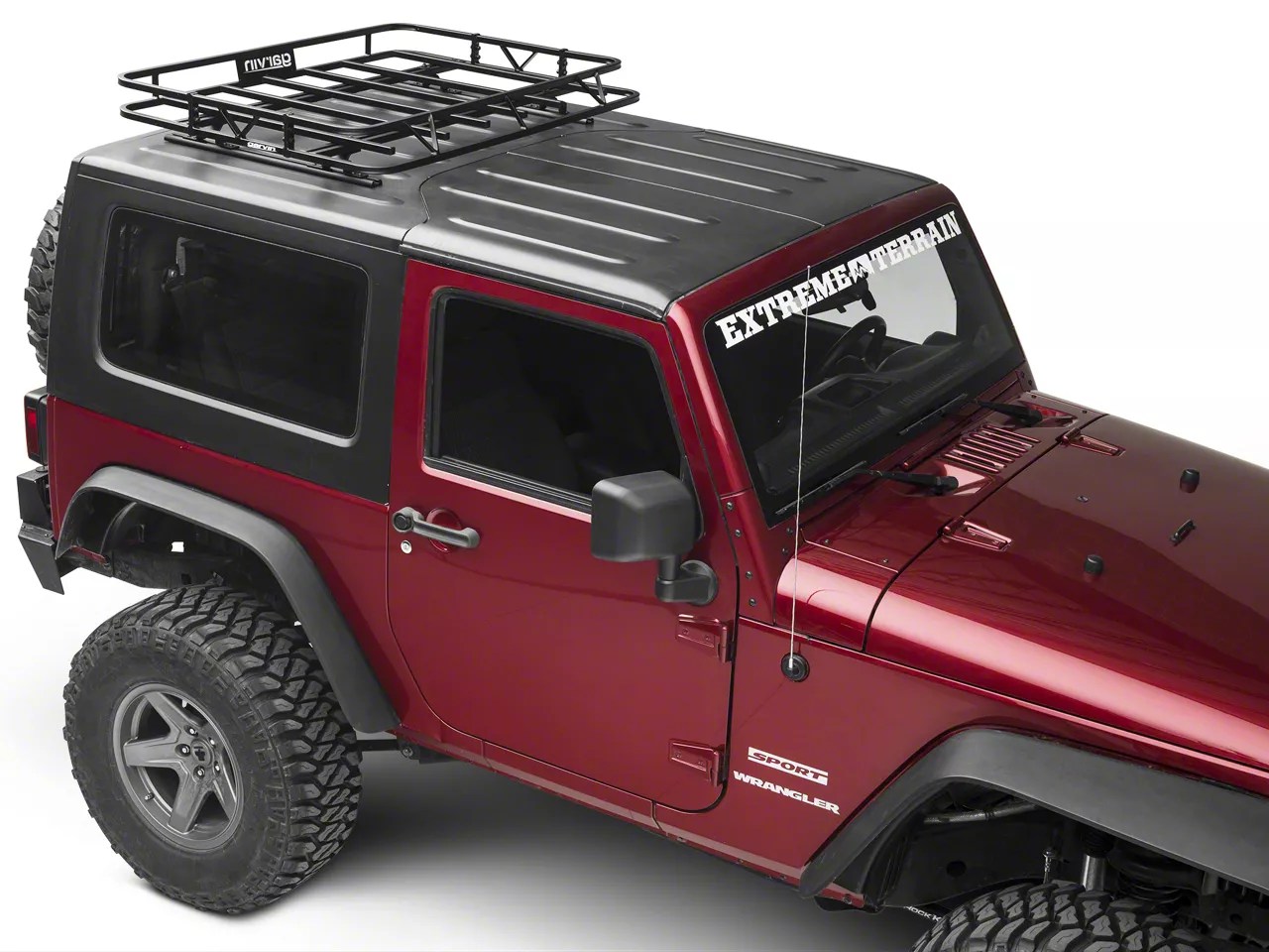 Garvin Jeep Wrangler Sport Series Track Rack 44012 (0718 Jeep Wrangler
