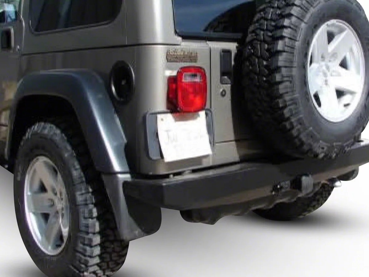 M.O.R.E. Jeep Wrangler Rock Proof Rear Bumper Black