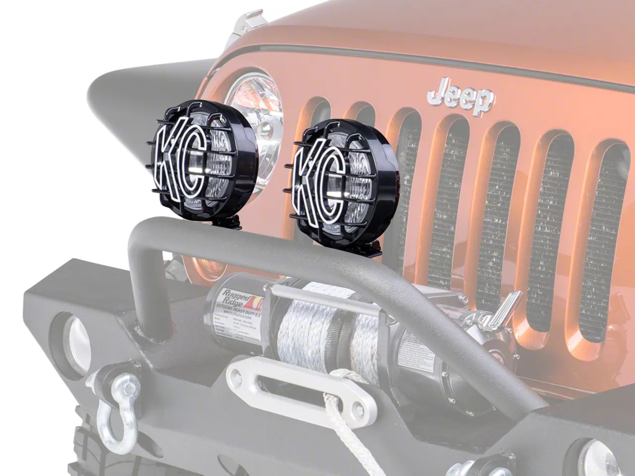 How to Install KC Hilites Lights on your 8718 Jeep Wrangler YJ, TJ, JK