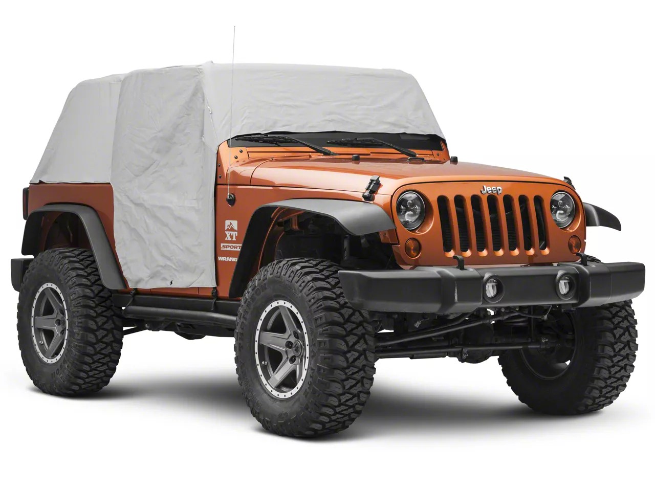 RT OffRoad Jeep Wrangler Waterproof Cab Cover Gray CC10709 (0718