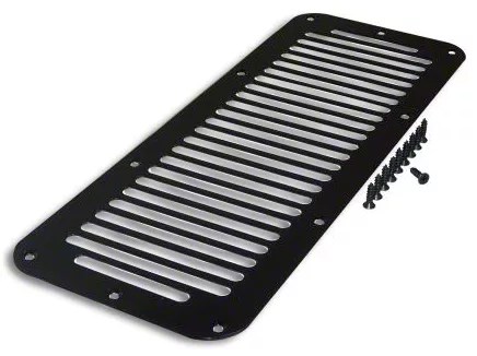 Jeep Wrangler Cowl Vent Cover Black (8795 Jeep Wrangler YJ)