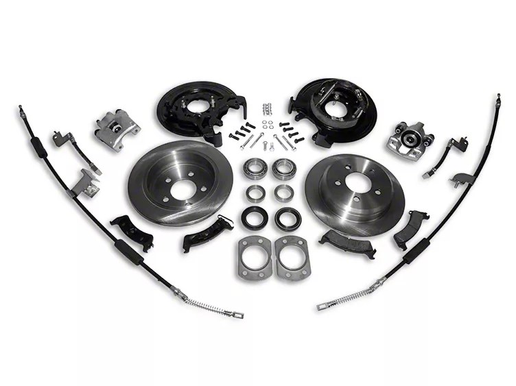 Jeep Wrangler Dana 44 Rear Axle Disc Brake Conversion Kit (9706 Jeep