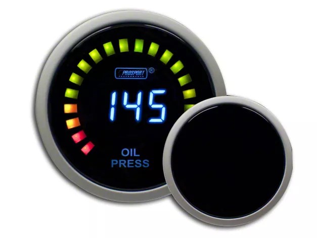 Prosport Jeep Wrangler Digital Oil Pressure Gauge Electrical PSOPLCD
