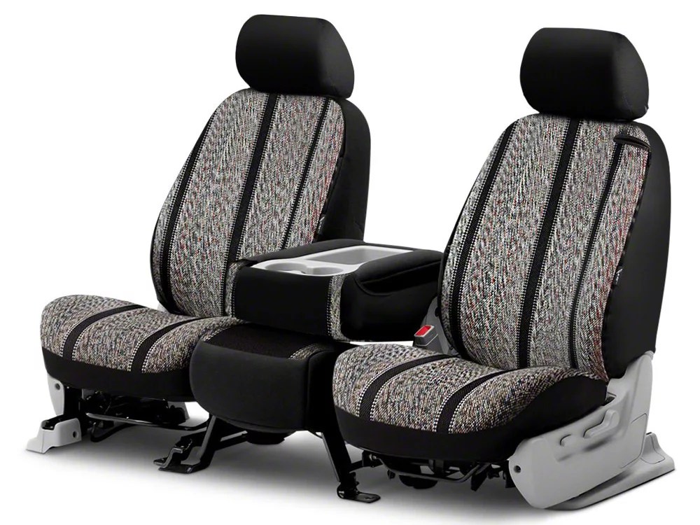 Fia Wrangler Custom Fit Saddle Blanket Front Seat Covers Black