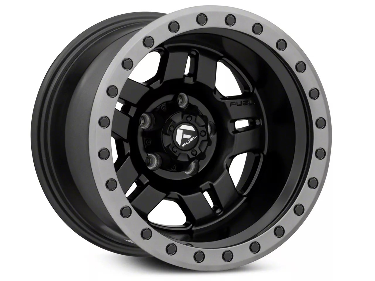 Fuel Wheels Jeep Wrangler Anza Matte Black Wheel 15x10 D55715006537