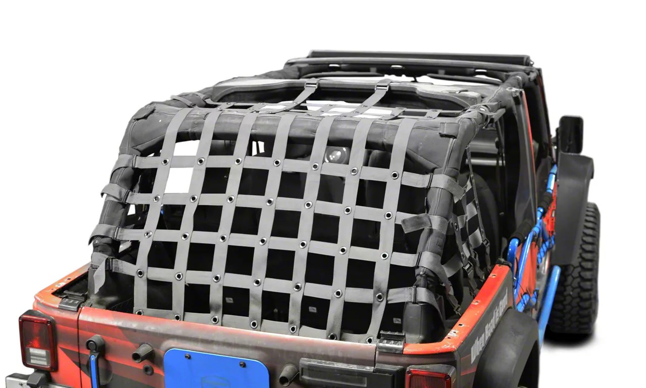 Jeep Wrangler YJ/TJ/JK/JL/JT 19872021 Cargo Net ubicaciondepersonas
