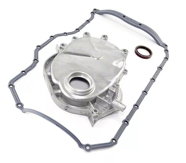 Jeep Wrangler Engine Timing Cover w/ Molded Rubber Oil Pan Gasket (87