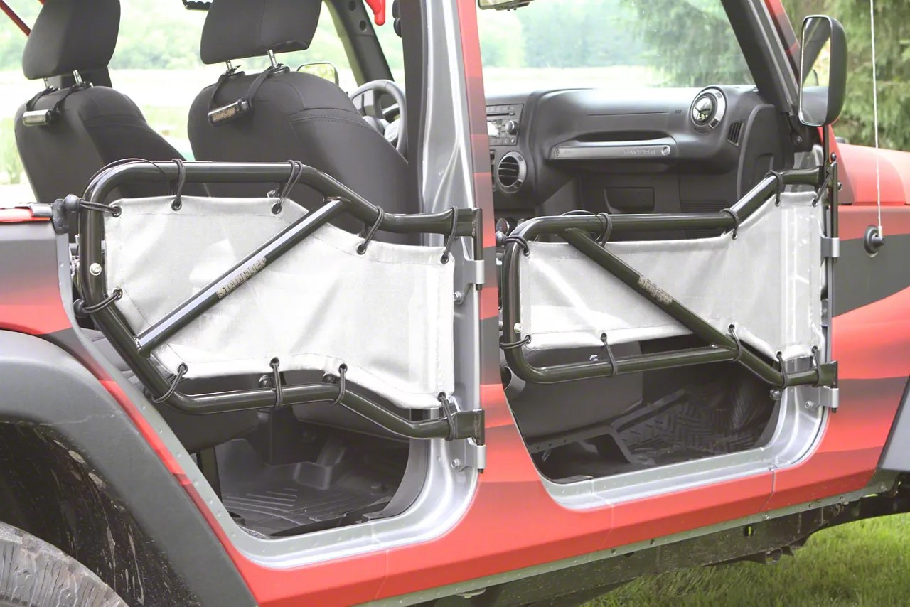 Steinjager Jeep Wrangler Front & Rear Tube Door Cargo Net Covers