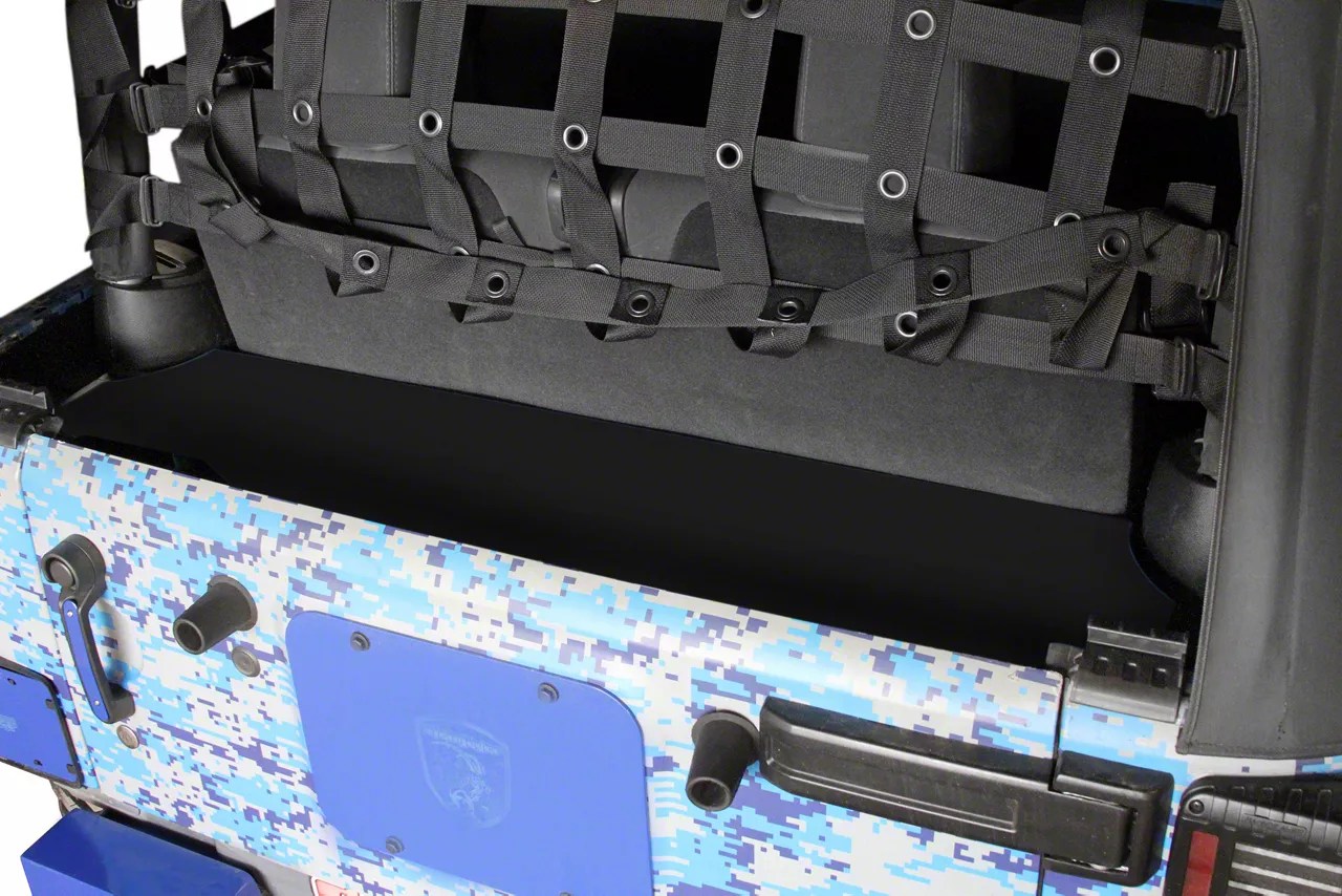 Steinjager Jeep Wrangler Rear Storage Box Black J0045948 (0718 Jeep