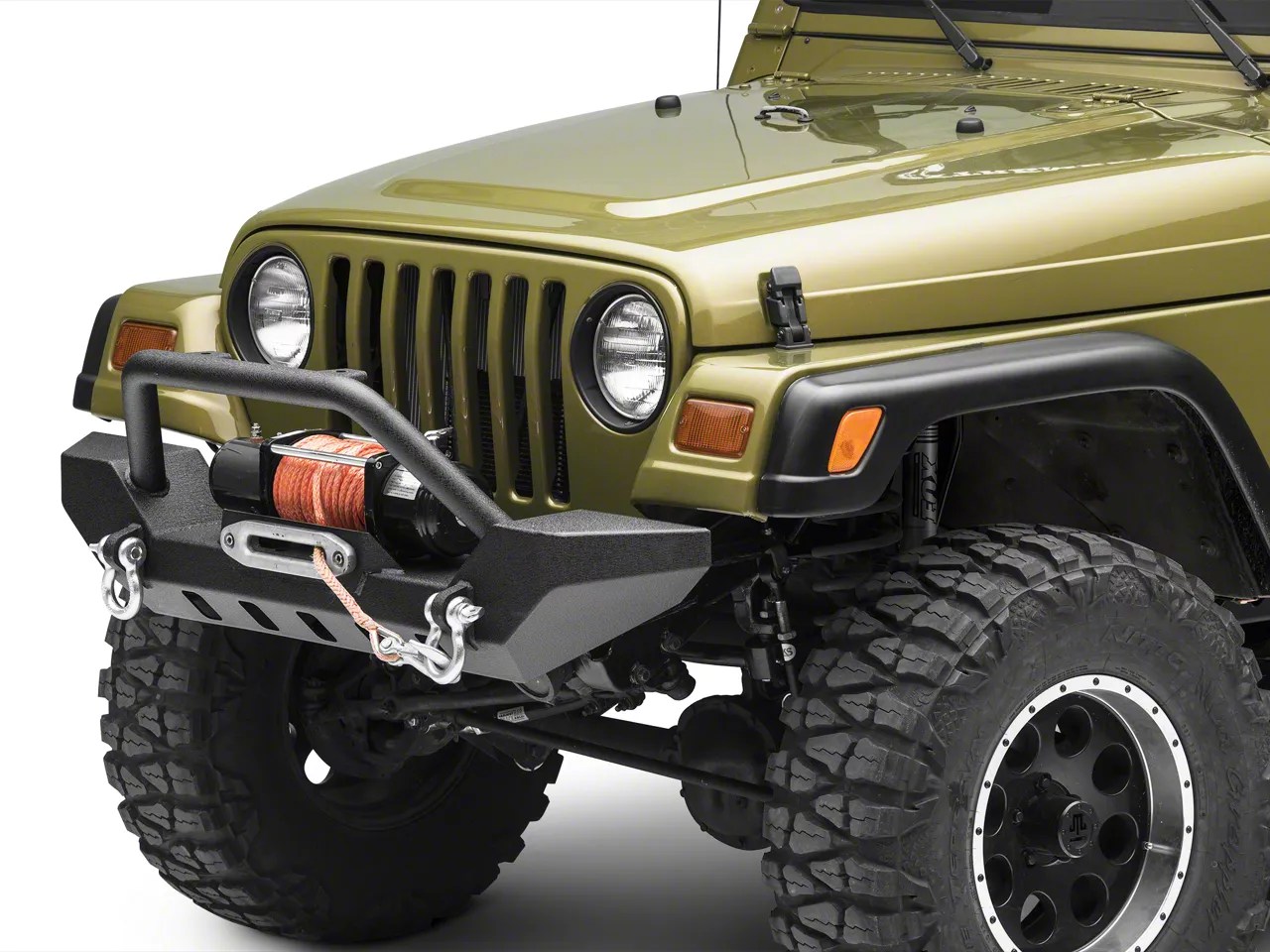 Barricade Jeep Wrangler Adventure HD Front Bumper with DRings J122468